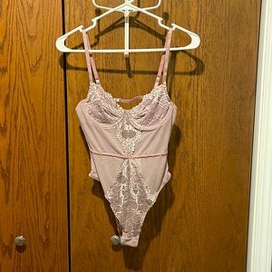 Forever 21 Lilac Sheer Bodysuit